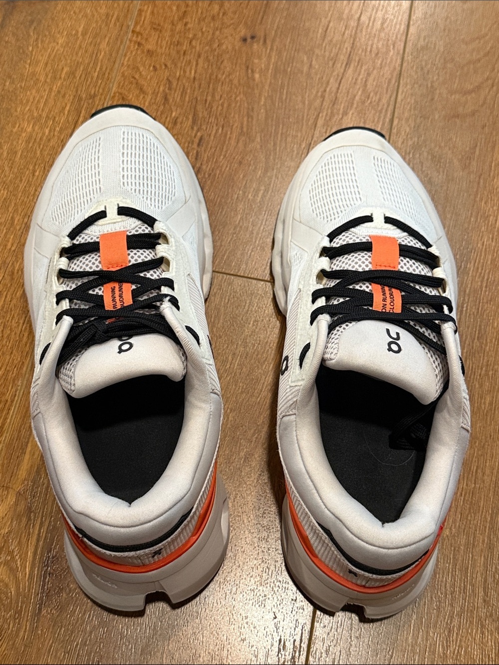 On Cloud Cloudrunner 2 White & Sand Running Shoes Women’s Size 9.5 W9.5 Orange - Picture 11 of 11